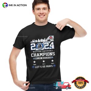 NBA Dallas Mavericks 2024 Western Conference Champions Let’s Go Mavs T Shirt 4