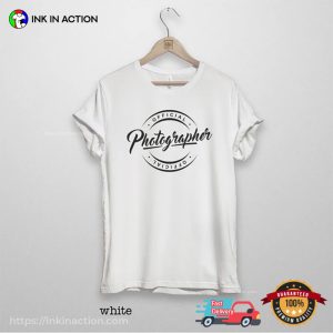 Official Photographer Shirt, Unique Photography Gifts