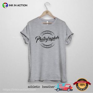 Official photographer shirt, unique photography gifts 3