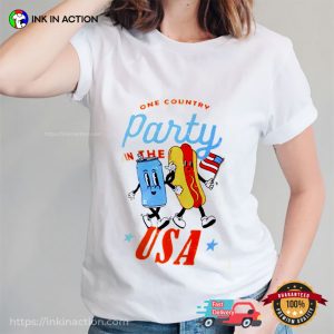 One Country Party in the USA Unisex T shirt