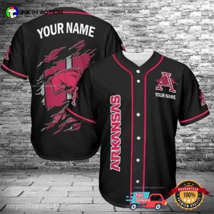Personalized Arkansas Razorbacks Baseball Jersey