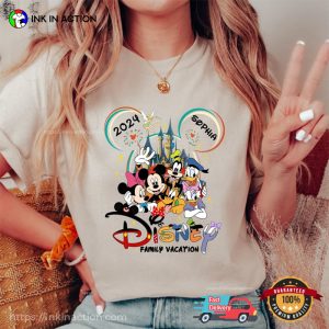 Personalized Disney Family Vacation 2024 Unisex T shirt 3