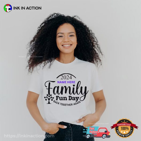 Personalized Family Fun Day Back Together Again T-shirt