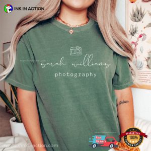 Personalized Photographer’s Name Comfort Colors Photography Shirt