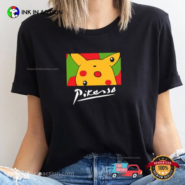 Pokemon Pikasso Funny T-shirt