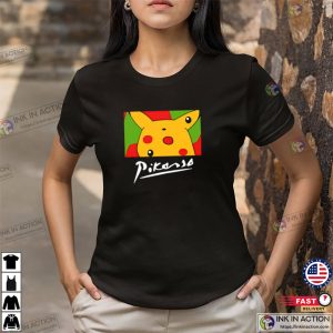 Pokemon Pikasso Funny T shirt