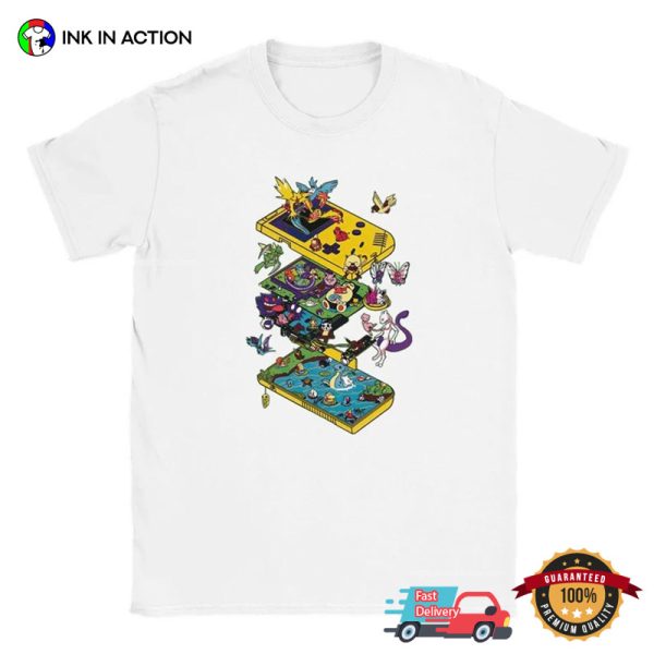 Pokémon Retro Nintendo Game T-shirt