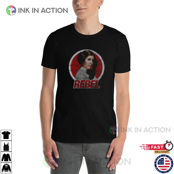 Princess Leia Rebel Retro Star Wars Tee