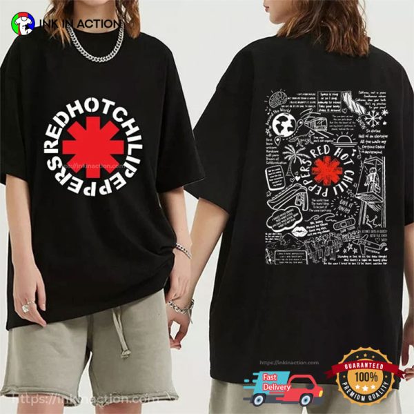 Red Hot Chili Peppers 2024 Tour 2 Sided Shirt