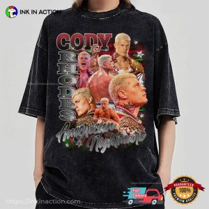 Retro 90s Cody Rhodes American Nightmare WWE T-shirt