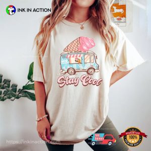 Retro Summer Vibes Stay Cool Comfort Color Tee 3