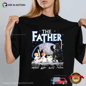 Star Wars The Father Darth Vader Signatures T shirt 1