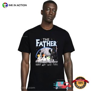 Star Wars The Father Darth Vader Signatures T shirt 3