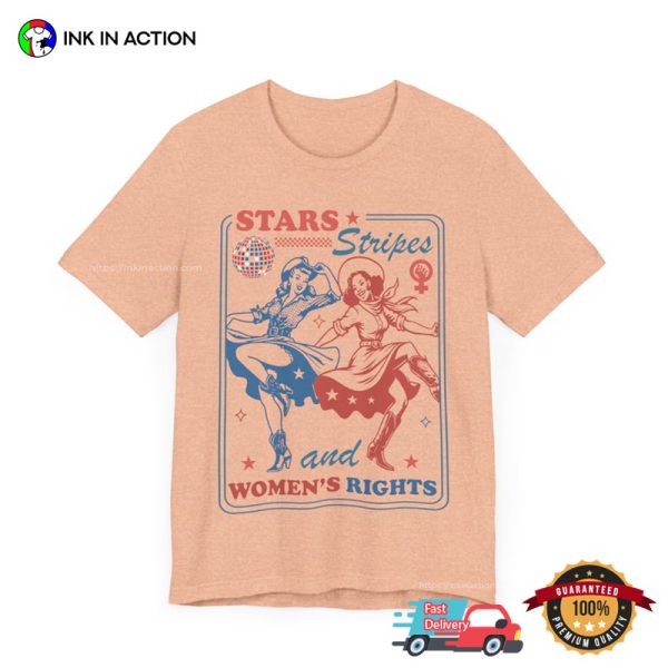 Stars Stripes And Women’s Rights Vintage Femimist Comfort Colors T-shirt