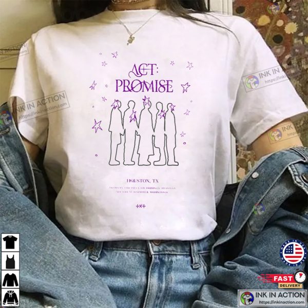 TXT Act Promise Tour Houston Concert T-shirt