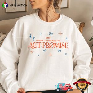 TXT Act Promise World Tour 2024 Dates 2 Sided T shirt 1