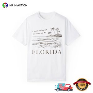 Take me to Florida Summer Beach Vacation Comfort Colors Shirt 2