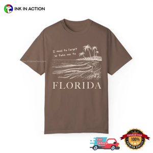 Take me to Florida Summer Beach Vacation Comfort Colors Shirt 3