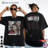 Tate McRae Think Later World Tour 2024 Dates 2 Sided T-shirt