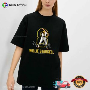 Teambrown Willie Stargell Baseball Hall Of Fame Member 8 T-shirt