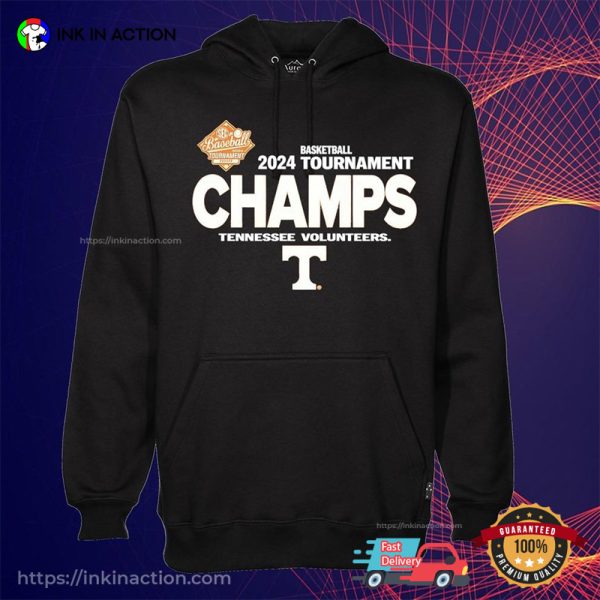 Tennessee Volunteers Baseball 2024 Tournament Champs T-shirt