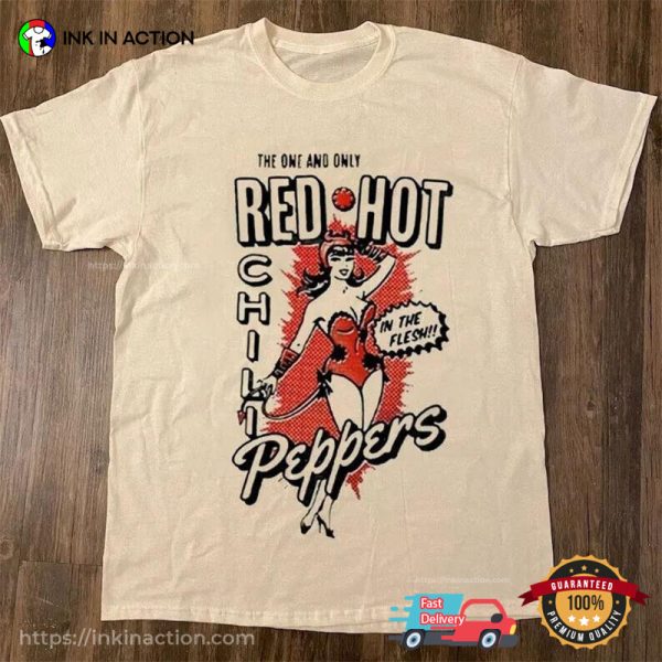 The One And Only Retro Red Hot Chili Peppers Shirt