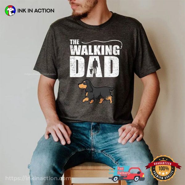 The Walking Dad Funny Dog Dad T-shirt, Happy International Dog Day