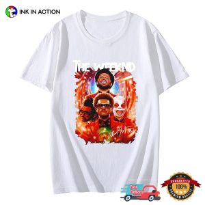 The Weeknd Vintage Thank You For The Memories Signature T shirt 3