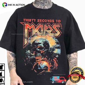 Thirty Seconds To Mars Seasons Tour 2024 Vintage Mars T Shirt