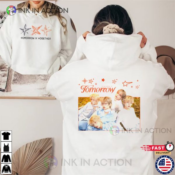 Tomorrow X Together KPOP Boy Band Graphic 2 Sided T-shirt