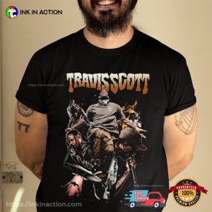 Travis Scott Utopia Album Cover Concert T-shirt