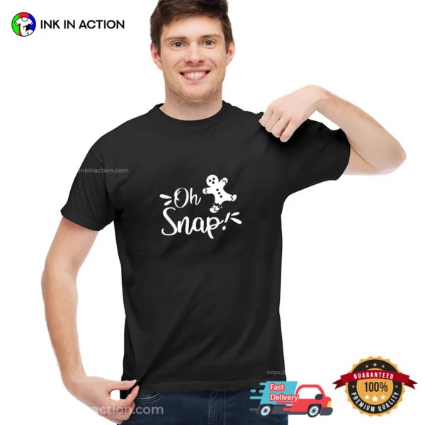 Vintage Gingerbread Oh Snap Unisex T-shirt