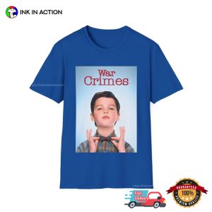 War Crimes young sheldon t shirt 3