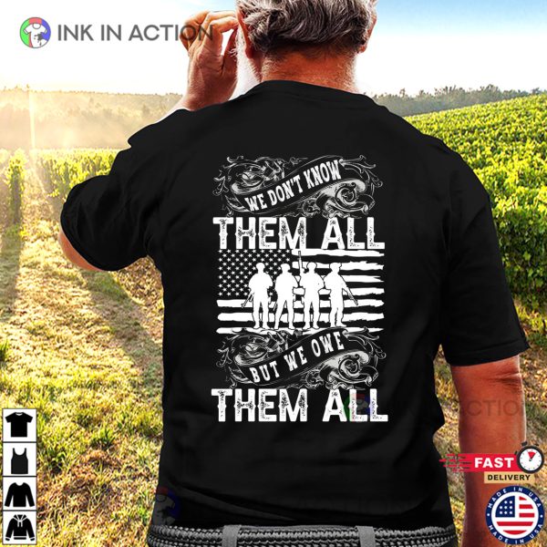 We Don’t Know Them All But We Owe Them All VJ Day T-shirt