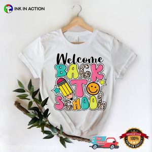 Welcome Back To School T shirt, Summer End Outfit 3
