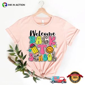 Welcome Back To School T shirt, Summer End Outfit 4