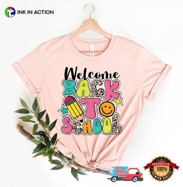 Welcome Back To School T-shirt, Summer End Outfit