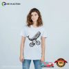 Whale Biking Art Comfort Colors Bicycle T-shirt