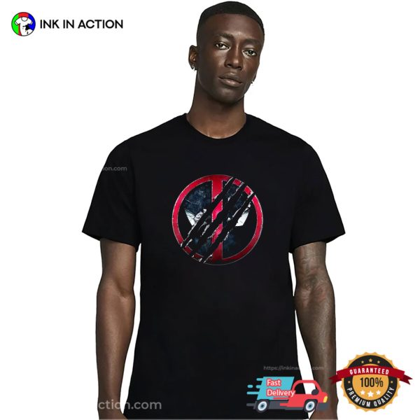 Wolverine Deadpool 3 Logo T-Shirt