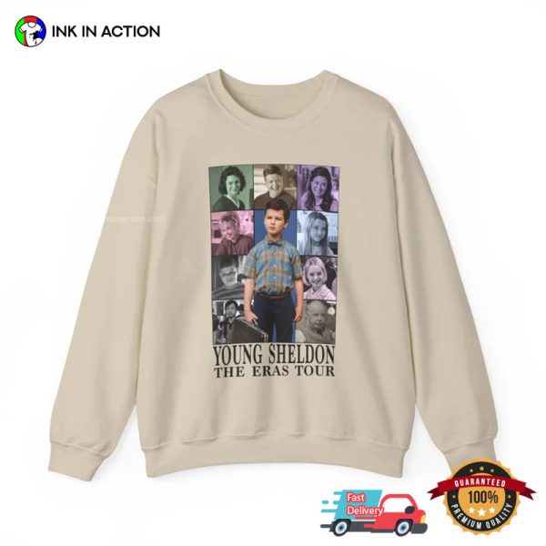 Young Sheldon The Eras Tour T-shirt