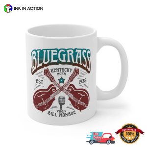 bluegrass Kentucky Bỏn From Bill Monroe Mug 4