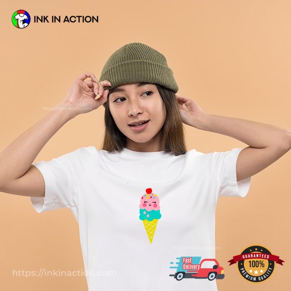 Ice Cream Day , Cute Ice Cream T-Shirt