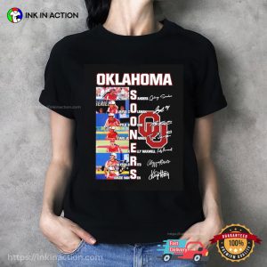 Oklahoma Sooners 2024 Squad Sanders, Coleman, Boone, Jennings Shirt