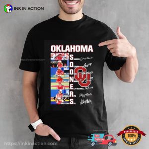 oklahoma Sooners 2024 Squad Sanders, Coleman, Boone, Jennings Shirt 4