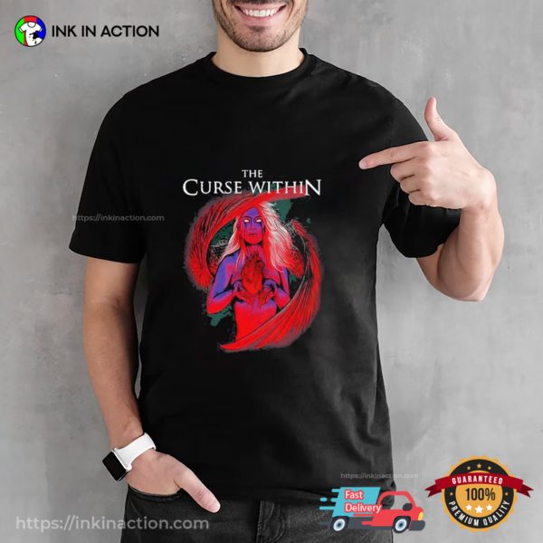 the Curse Within Bleeding Heart Angel T-Shirt