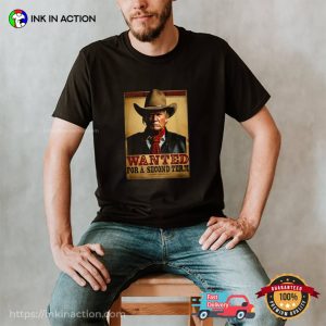 Trump Wanted For President 2024 Western Cowboy T-shirt