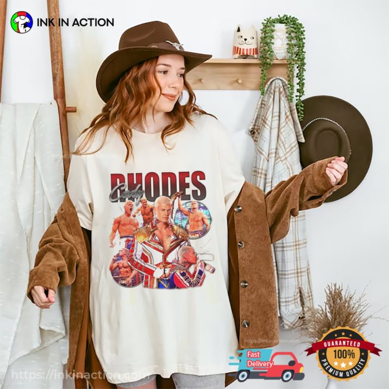 WWE Cody Rhodes American Professional Wrestler Comfort Color Tee ...