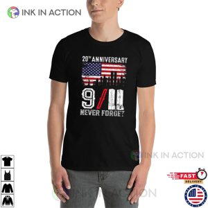 20th Anniversary 9.11 Never Forget Vintage patriot shirt