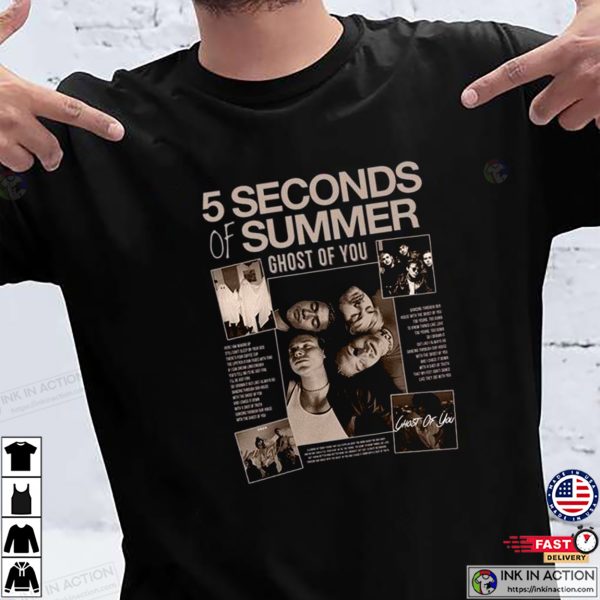 5 Seconds Of Summer Show, 5Sos Ghost Of You Shirt