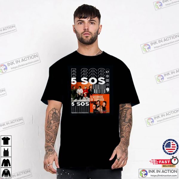 5 Seconds Of Summer Vintage The Show T-shirt